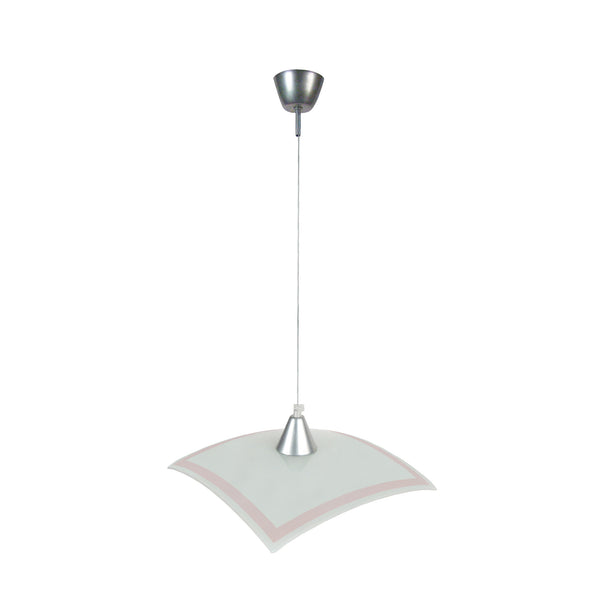 Suspension TOSEL MÉLINA,verre H100xD30xP30  cm.