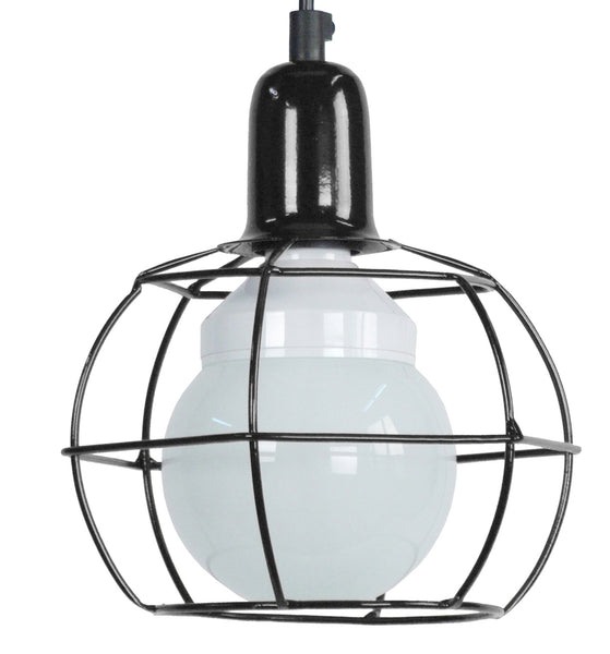 Suspension TOSEL HEX.GLOBE,métal H80xD18xP18  cm.