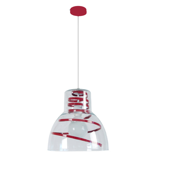 <tc>Suspensão CLOCHE VERRE METAL  30cm - 1 Luz  </tc>