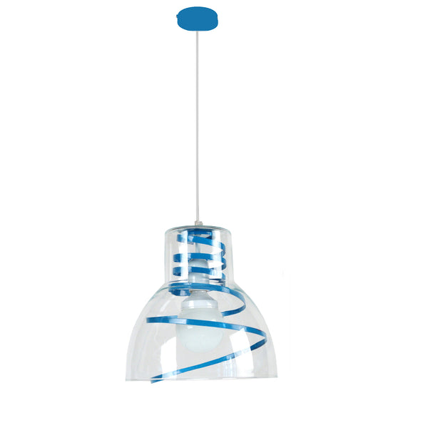 <tc>Suspensão CLOCHE VERRE METAL  30cm - 1 Luz  </tc>