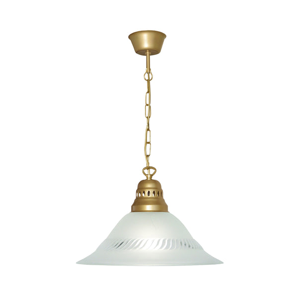 Suspension TOSEL CLASSIQUEverre 40cm - 1 Lumière