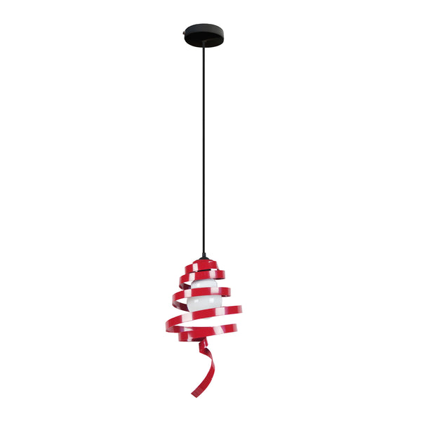 Suspension TOSEL TORTILLON,métal , H100xD23xP23  cm.