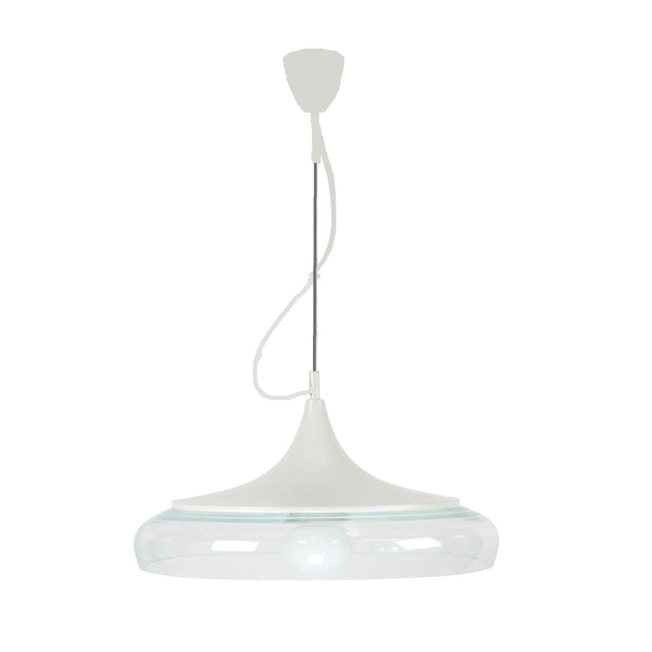 Suspension TOSEL DIVINITY, verre, métal H100xD41xP41  cm.
