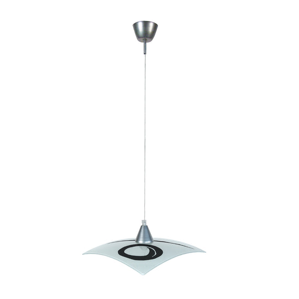 Suspension TOSEL ISABEL, verre , H100xD30xP30  cm.
