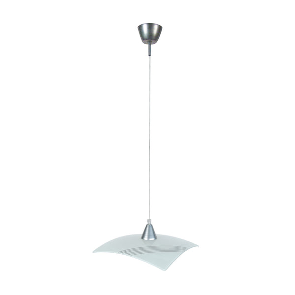 Suspension TOSEL ISABEL, verre , H100xD30xP30  cm.