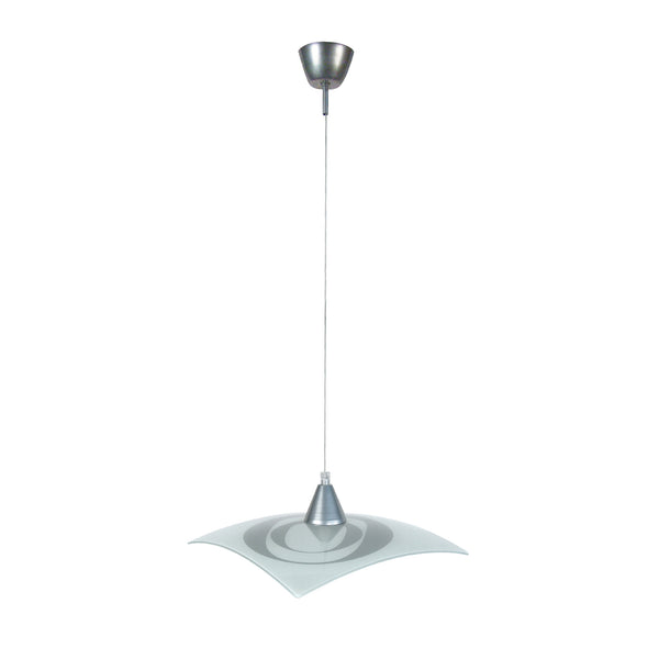 Suspension TOSEL ISABEL, verre , H100xD30xP30  cm.