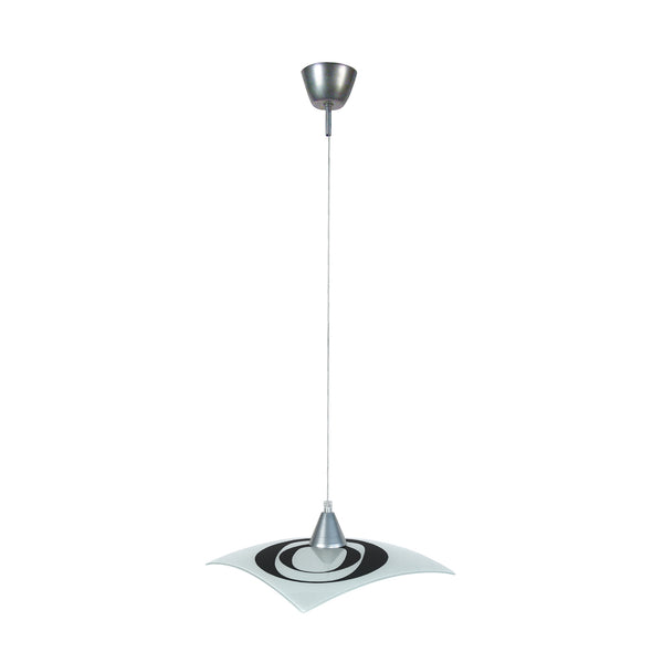 Suspension TOSEL ISABEL, verre , H100xD30xP30  cm.