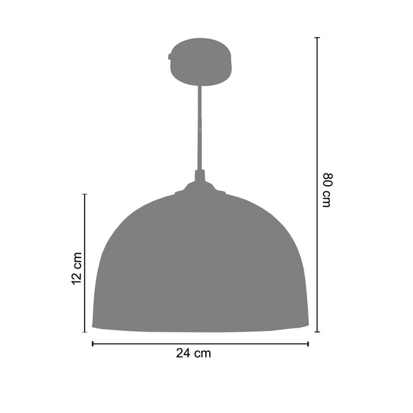 <transcy>Suspensão HAMILTON  32cm - 1 Luz </transcy>