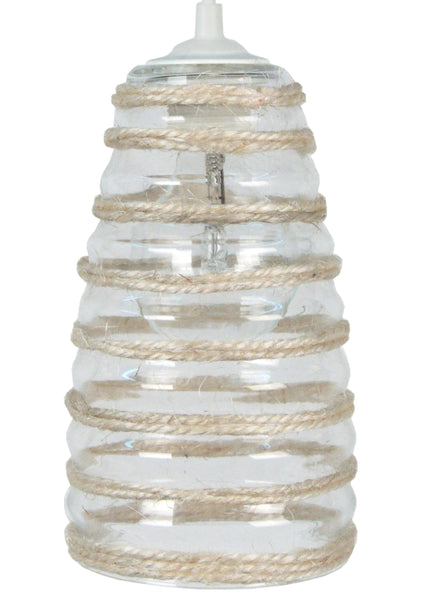 Suspension TOSEL CORDES ,métal  H92xD18xP18  cm.
