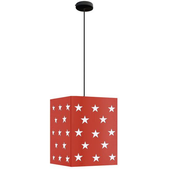Suspension TOSEL ETOILES 1, métal H100xD18xP18  cm.