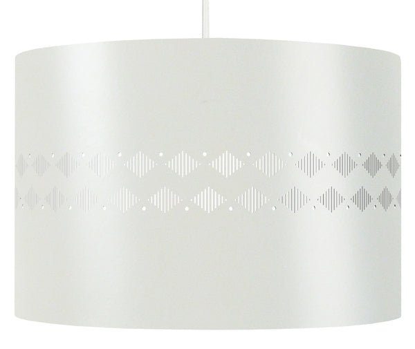 Suspension IKAT DIAMANTES LIGNES 30cm - 1 Lumière