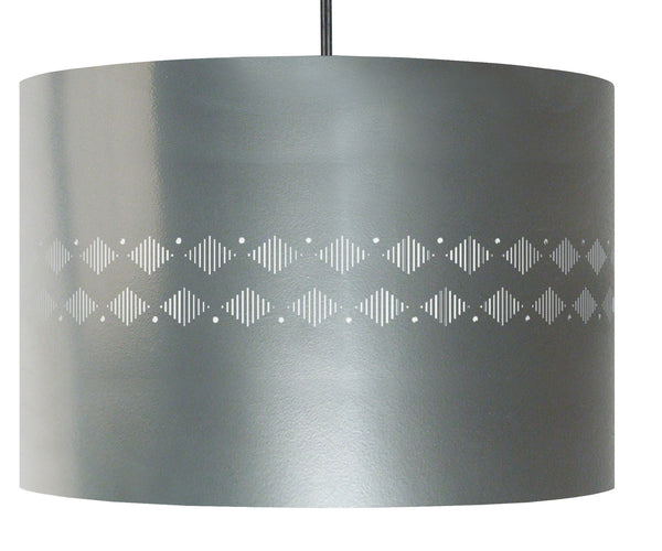 Suspension IKAT DIAMANTES LIGNES 30cm - 1 Lumière