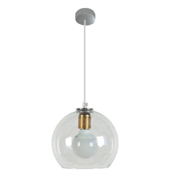 Suspension TOSEL GOLDEN, verre, H100xD19xP19  cm.