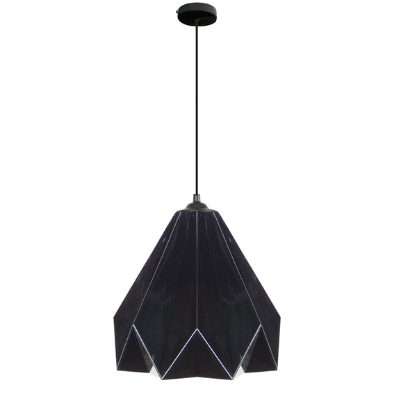Suspension TOSEL HELSINKI, verre  H100xD25xP25  cm.