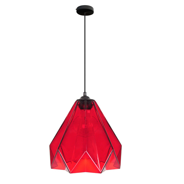 Suspension TOSEL HELSINKI, verre  H100xD25xP25  cm.