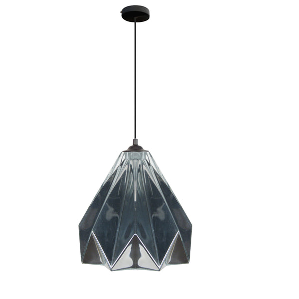 Suspension TOSEL HELSINKI, verre  H100xD25xP25  cm.