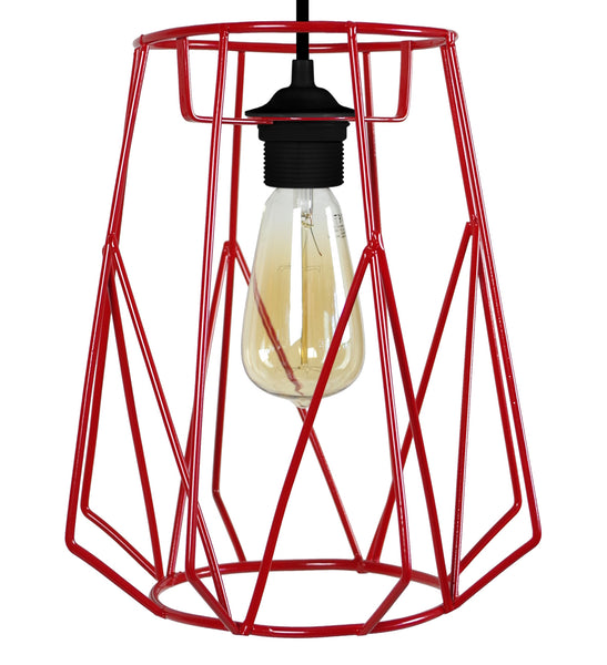 Suspension TOSEL OLYMPIA métal H100xD25xP25cm- 1 Lumière
