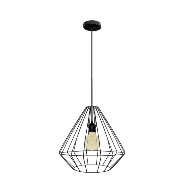 Suspension TOSEL DIAMOND,métal H100xD40xP40  cm.