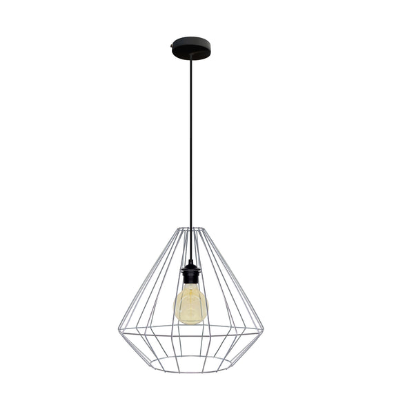 Suspension TOSEL DIAMOND,métal H100xD40xP40  cm.