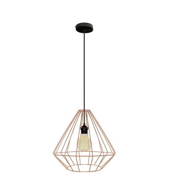 Suspension TOSEL DIAMOND,métal H100xD40xP40  cm.