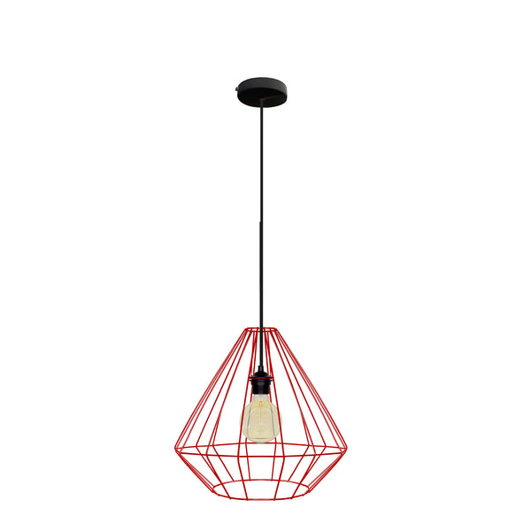 Suspension TOSEL DIAMOND,métal H100xD40xP40  cm.