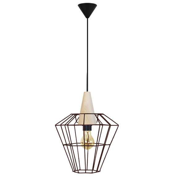 <tc>Suspensão TRIBERG  26cm - 1 Luz    </tc>