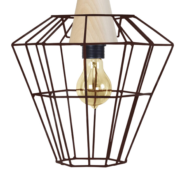 <tc>Suspensão TRIBERG  26cm - 1 Luz    </tc>