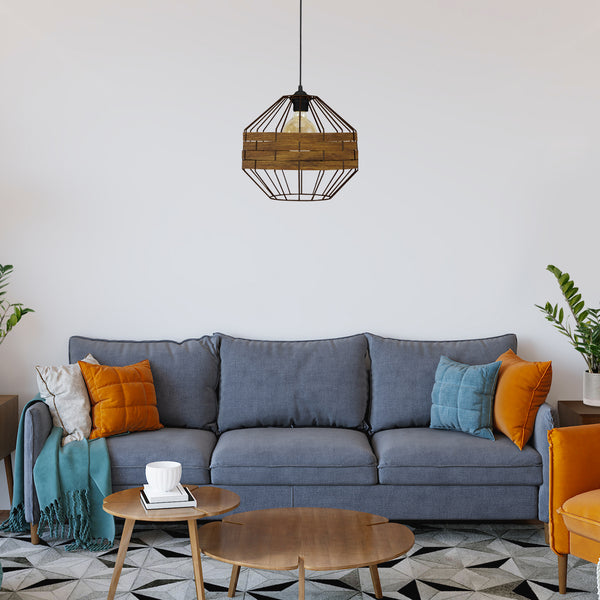 <transcy>Suspensão TRESSÉ-BHAMO B  30cm - 1 Luz </transcy>