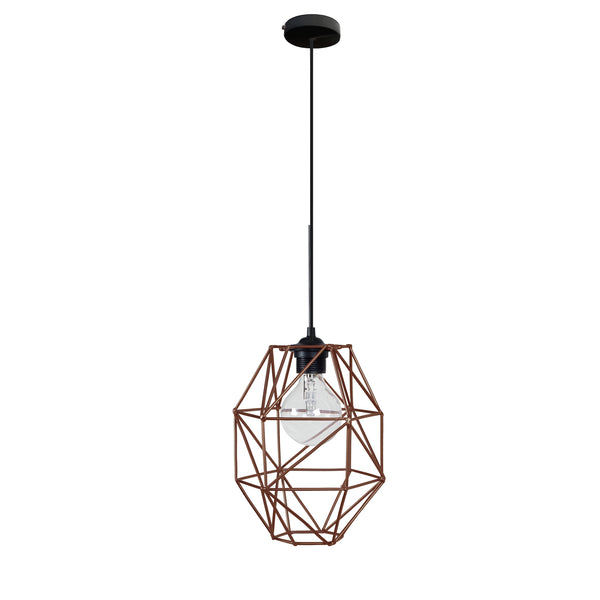 <tc>Suspensão OCTOGONAL  21cm - 1 Luz </tc>