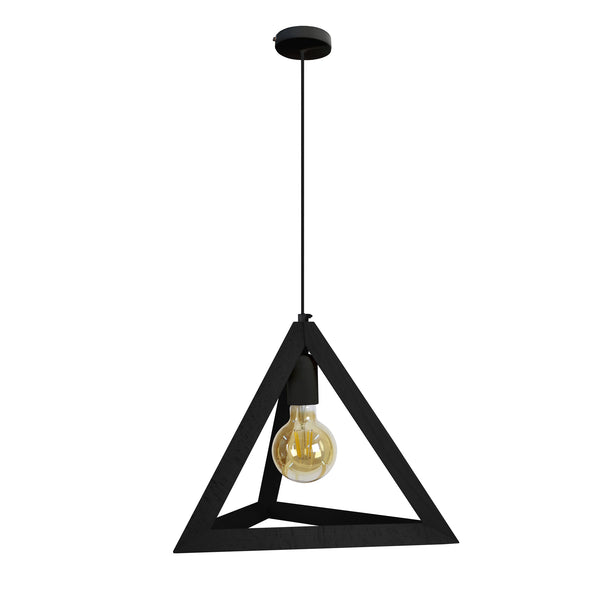 Suspension TOSEL TÉTRAÈDRE A, bois H100xD35xP35  cm.