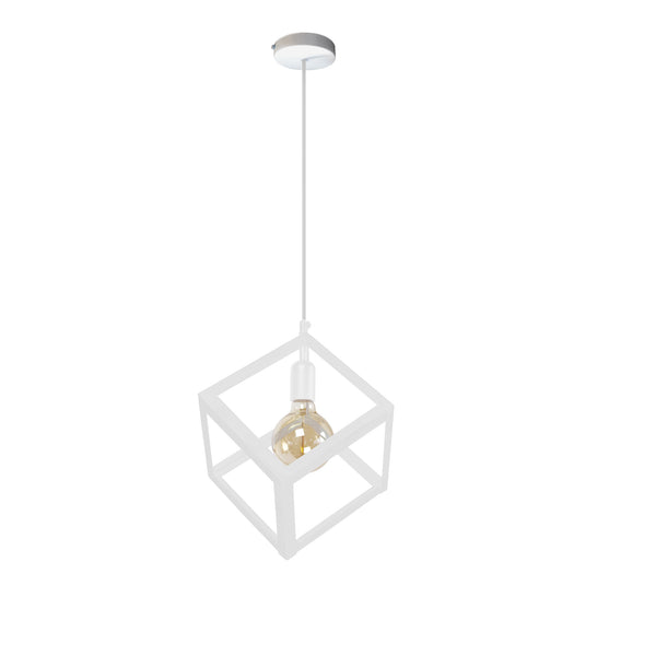 Suspension TOSEL HEXAÈDRE B,métal  H100xD35xP35  cm.