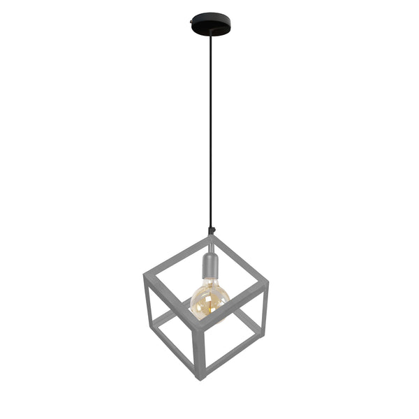 Suspension TOSEL HEXAÈDRE B,métal  H100xD35xP35  cm.