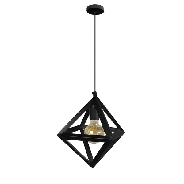 Suspension TOSEL OCTAÈDRE A,métal H100xD24xP24  cm.