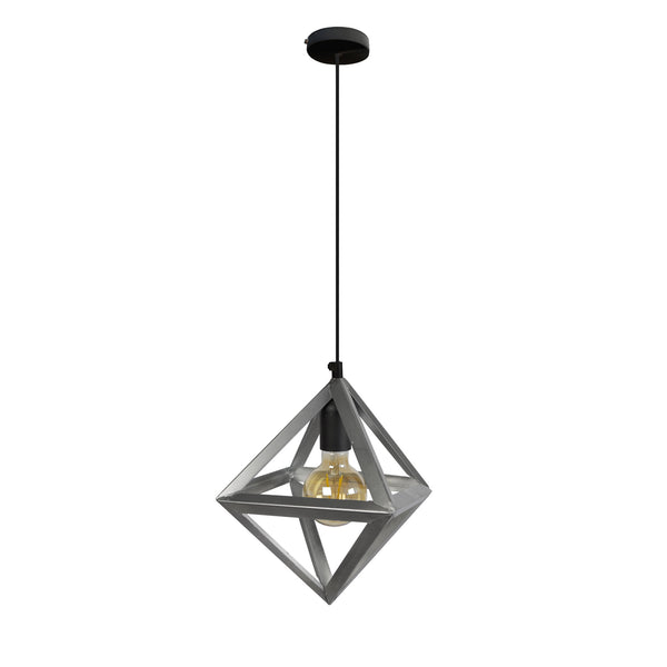 Suspension TOSEL OCTAÈDRE A,métal H100xD24xP24  cm.