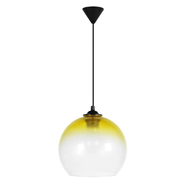 Suspension TOSEL GLOBO,verre H100xD20xP20  cm.