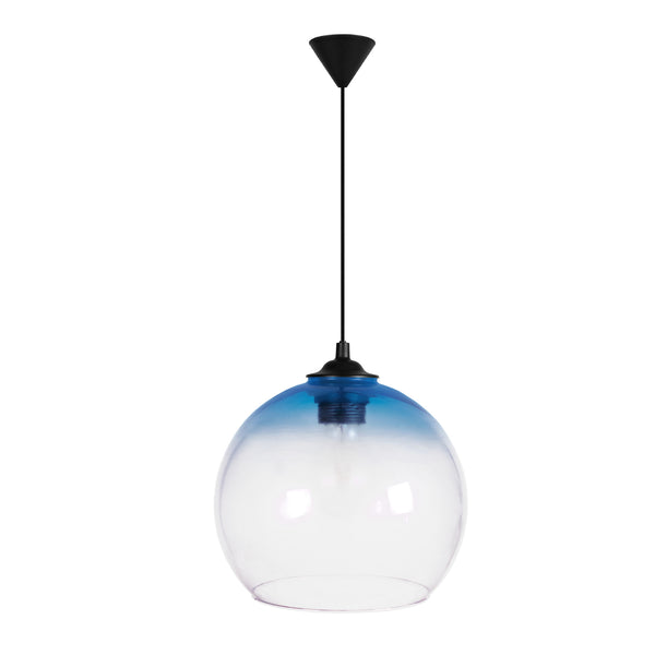 Suspension TOSEL GLOBO,verre H100xD20xP20  cm.