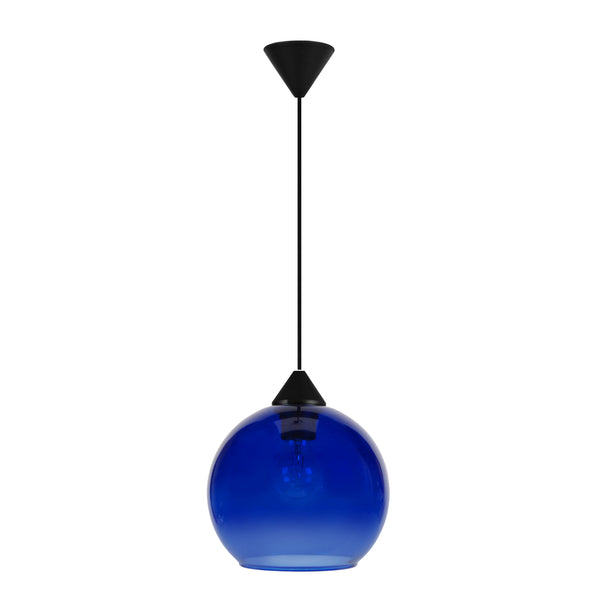 Suspension TOSEL GLOBO,verre H100xD20xP20  cm.