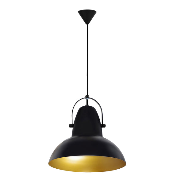 Suspension TOSEL AQUITAINE métal H29xD30xP10cm - 1 Lumière