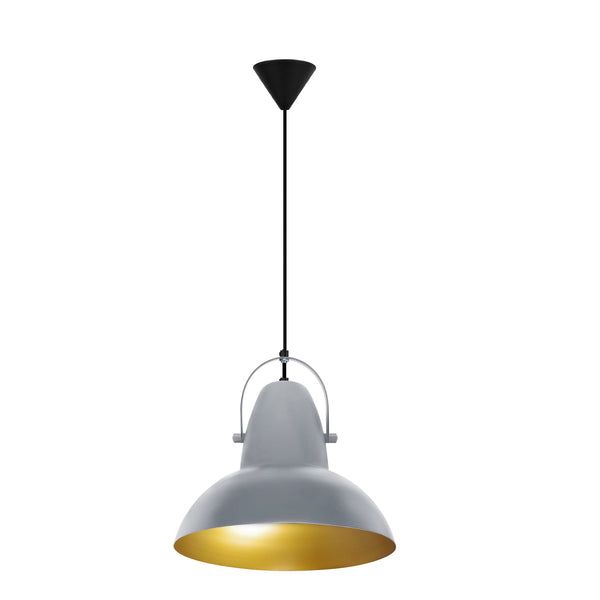 Suspension TOSEL AQUITAINE métal H29xD30xP10cm - 1 Lumière