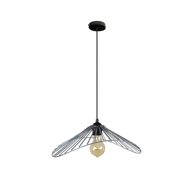 Suspension TOSEL LADY DI,métal H100xD28xP35  cm.