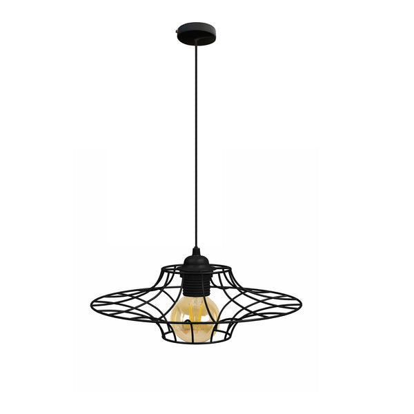 Suspension TOSEL UFO,métal H100xD30xP30  cm.