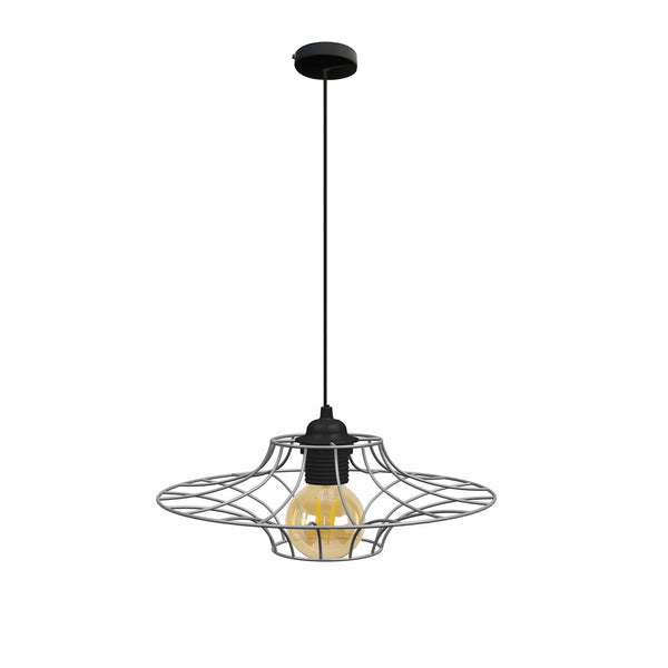 Suspension TOSEL UFO,métal H100xD30xP30  cm.