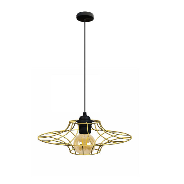 Suspension TOSEL UFO,métal H100xD30xP30  cm.