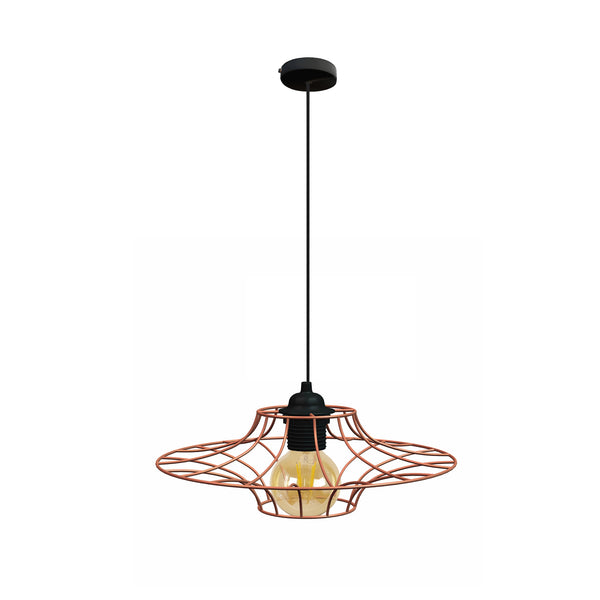 Suspension TOSEL UFO,métal H100xD30xP30  cm.