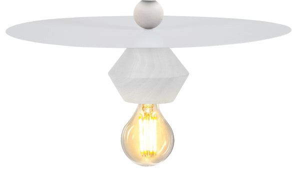 Suspension TOSEL BOULIER DISQUE,bois  H60xD10xP10  cm.