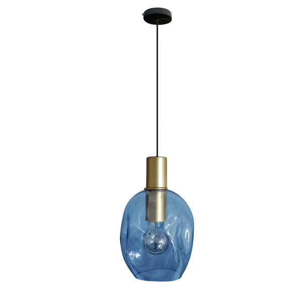 Suspension TOSEL VINGOLF, métal, verre H100xD20xP20  cm.