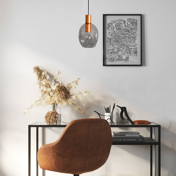 <transcy>Suspensão GLOBO  30cm - 1 Luz </transcy>
