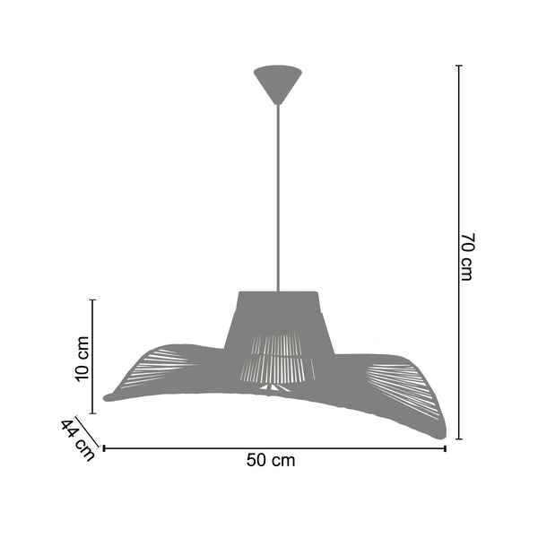 Suspension LADY BELLE 50cm - 1 Lumière