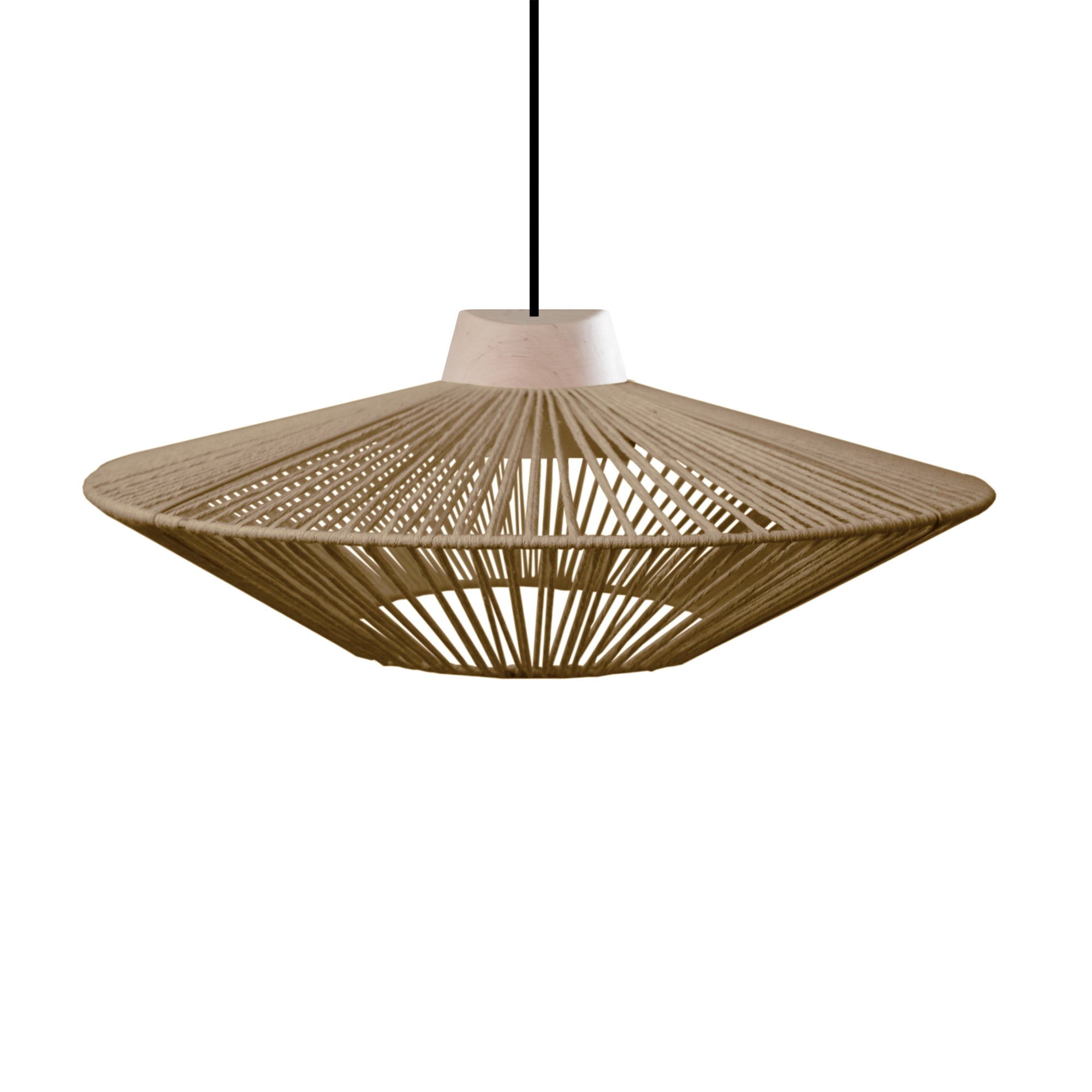 Suspension TOSEL HARRY 40,métal,fibre H100xD40xP27  cm.