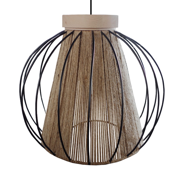 Suspension TOSEL KARA,métal, H90xD32xP32  cm.